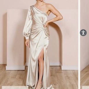 Revelry Soft Champagne Dress